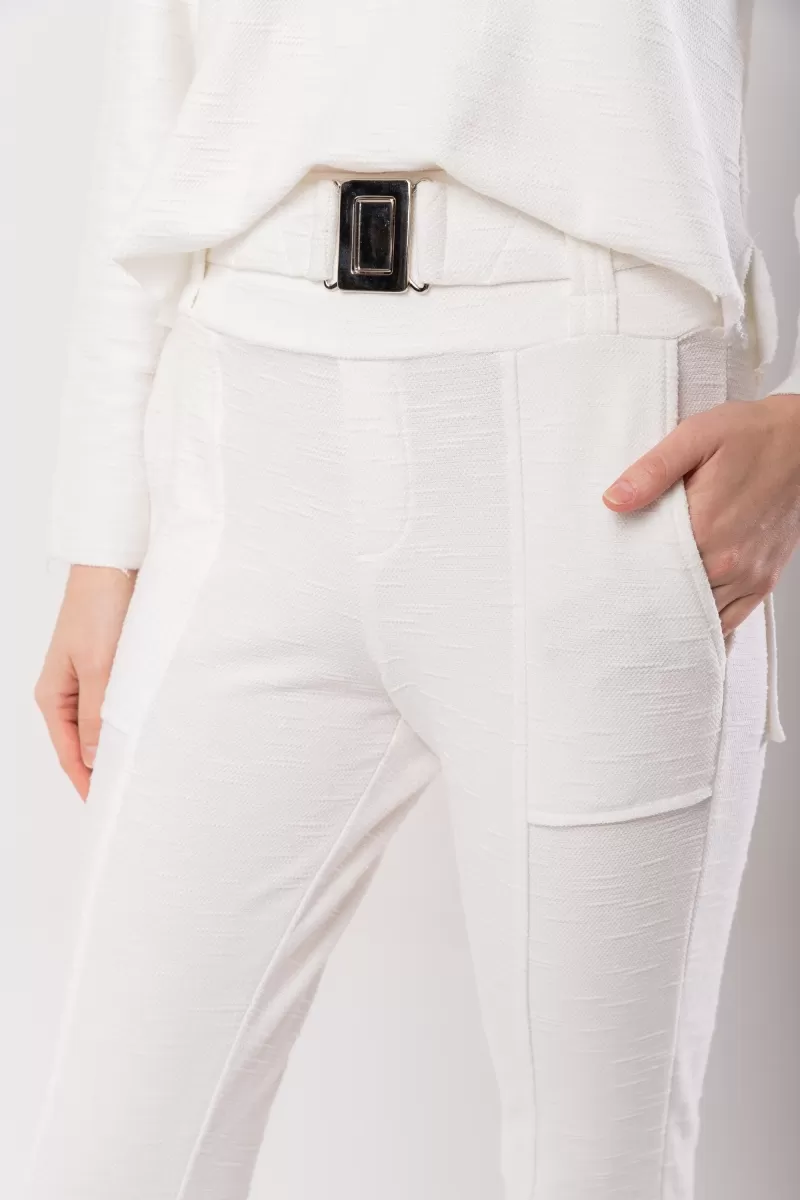 Hidrogênio - SURI OFF WHITE JOGGER PANTS - 20058018