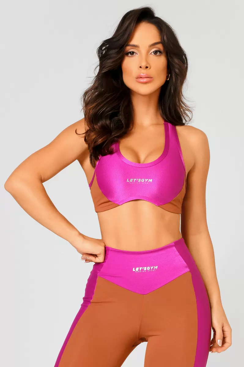 Lets Gym - Top Crystal Cappuccino - 2477CP