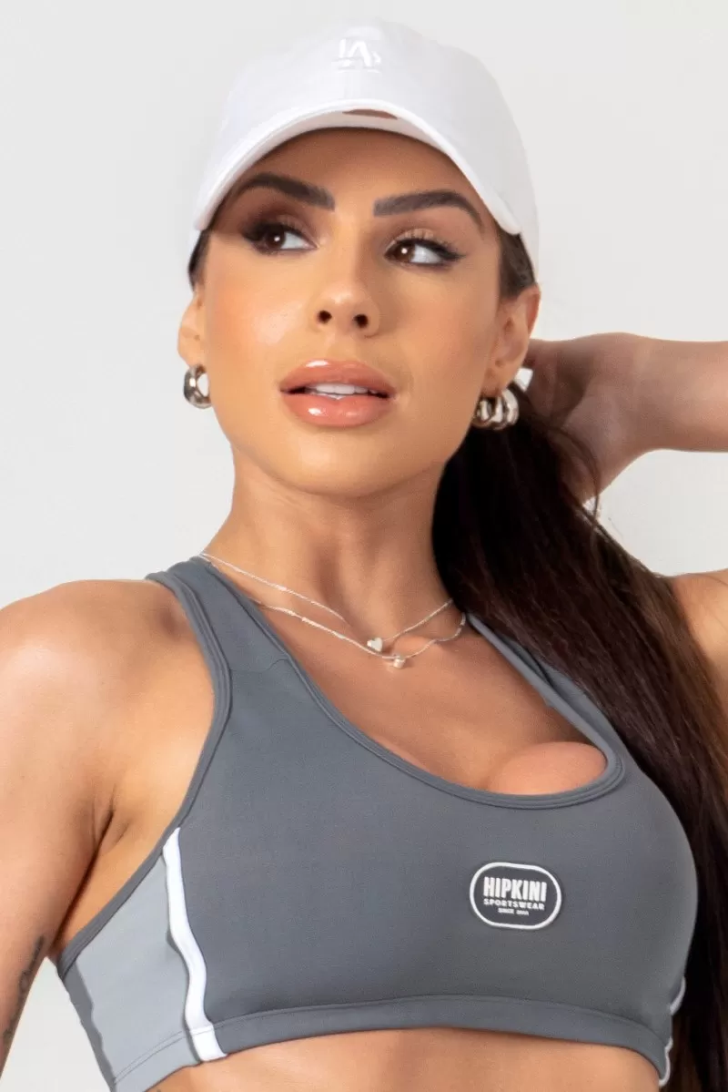 Hipkini - Top Favorite Cinza Escuro com Alças Cruzadas - 33330650