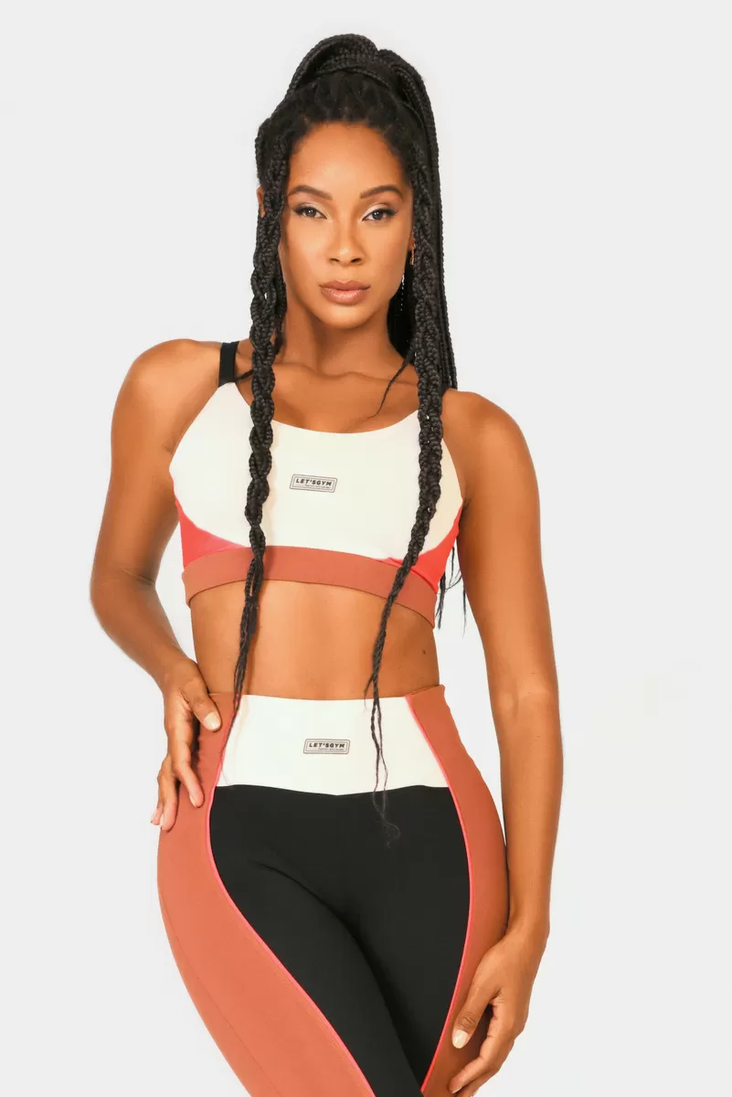 Lets Gym - Top Purpose Cappuccino - 2469CP