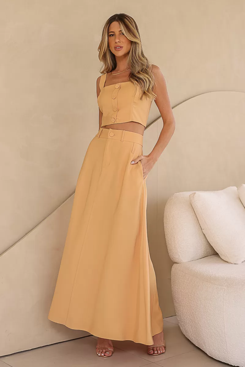 Dot Clothing - Conjunto Dot Clothing Alice Saia Longa Pessego - 2435AMA