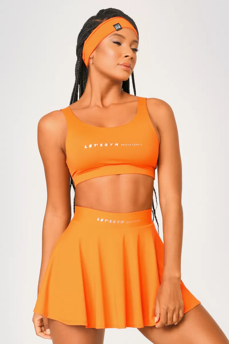 Lets Gym - Orange Sunset Top - 2474LJ