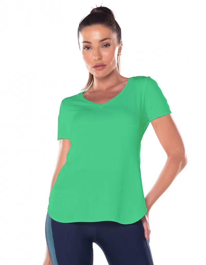 Vestem - Dry Fit Janice Green Twist Short Sleeve Shirt - BMC31.ESS.C0449