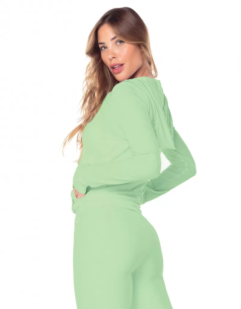 Vestem - Jaqueta Minimal Dry Fit Chic Verde Menta - JAC88.ESS.C0280