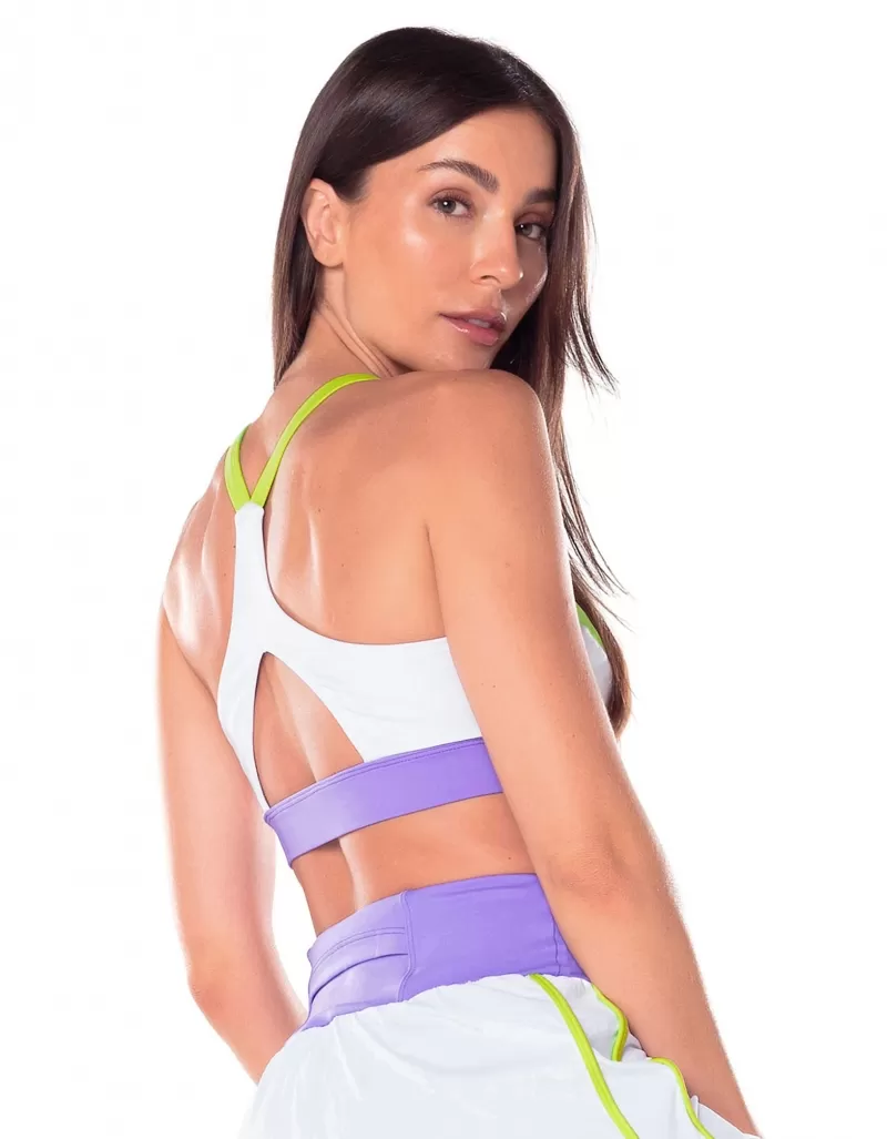 Vestem - Top Tricolor Estela Branco - TOP1075.V25.C0001