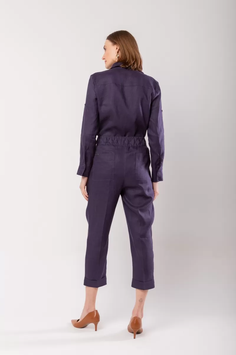 Hidrogênio - CAMISA DE LINHO 100% MARINHO - 20059004