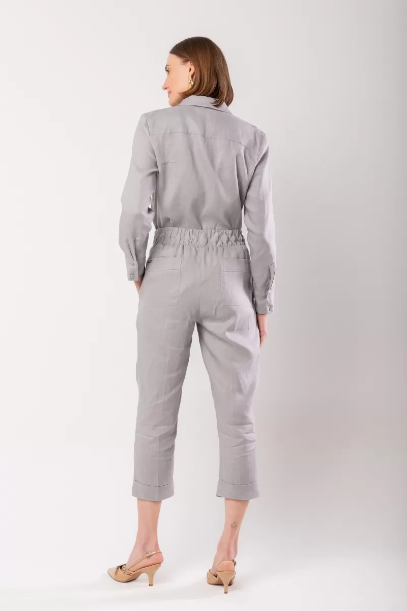 Hidrogênio - 100% GREY LINEN SHIRT - 20059030