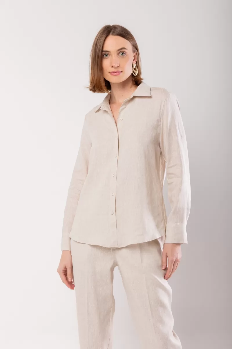 Hidrogênio - 100% NATURAL LINEN SHIRT - 20059182