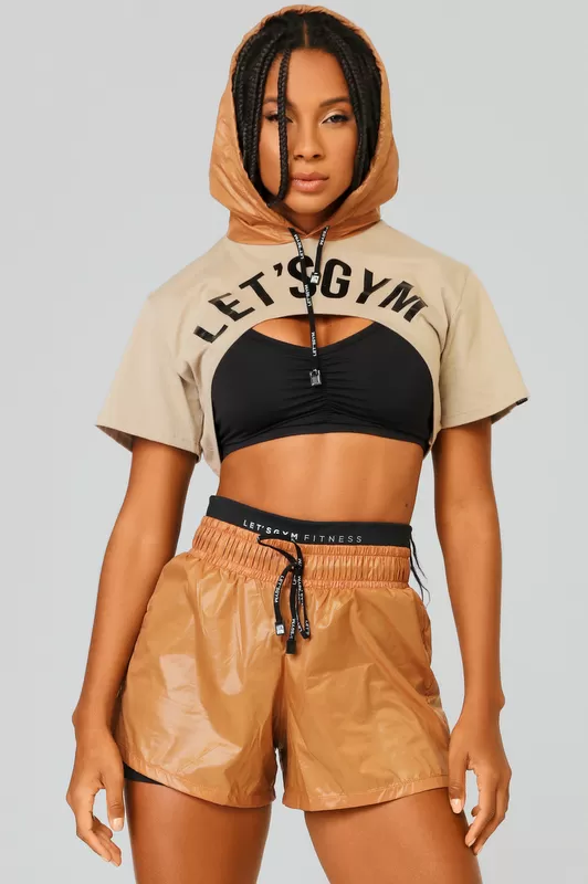 Lets Gym - Cropped Fresh Cappucino - 2524CP
