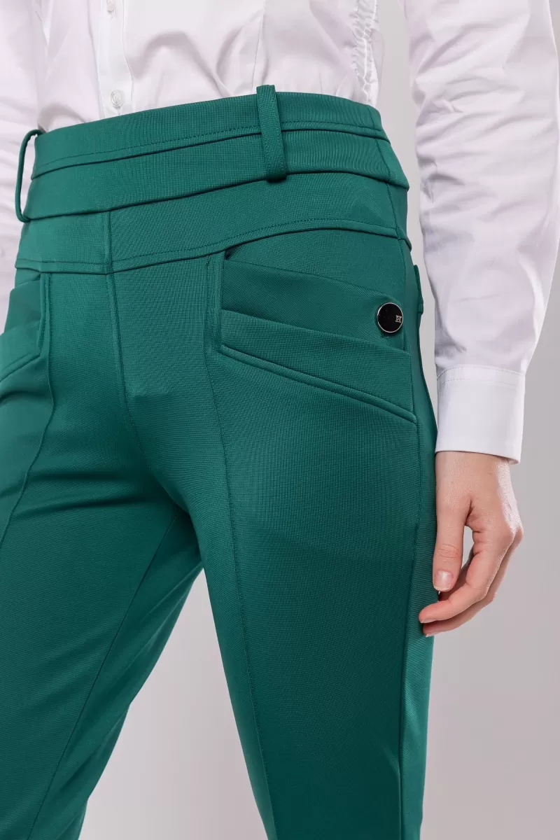 Hidrogênio - CAMILA DARK GREEN FISHERMAN PANTS - 19510493