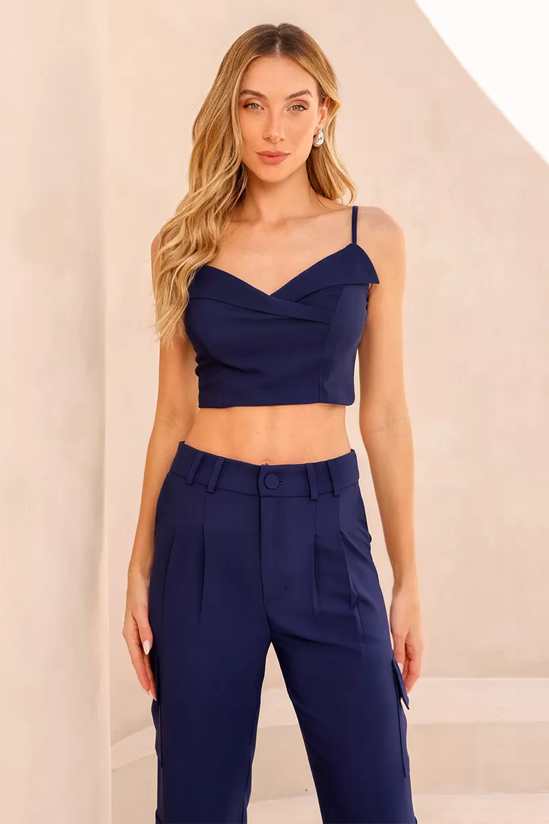 Dot Clothing - Conjunto Dot Clothing Luisa Azul - 2452AZUL