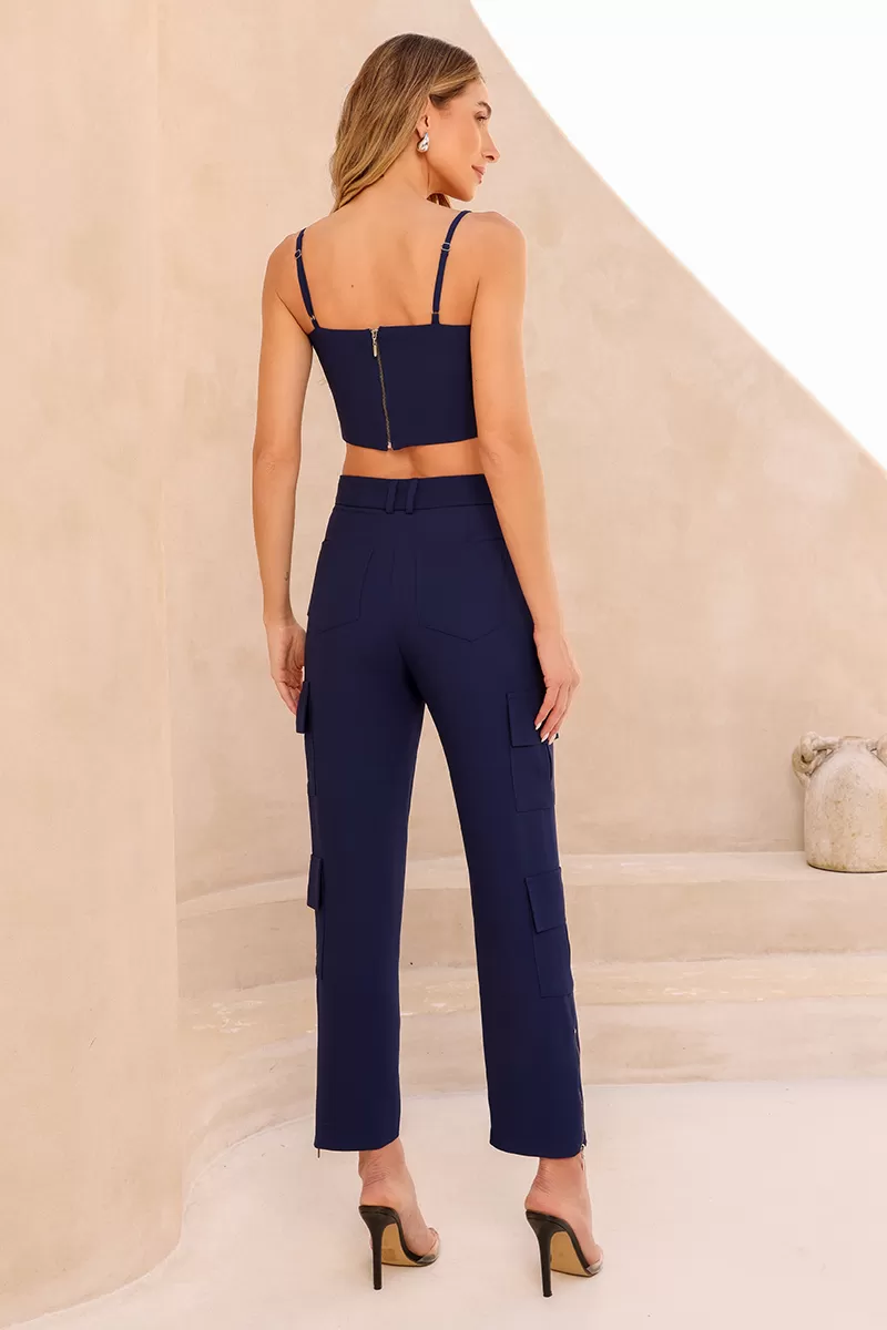 Dot Clothing - Conjunto Dot Clothing Luisa Azul - 2452AZUL