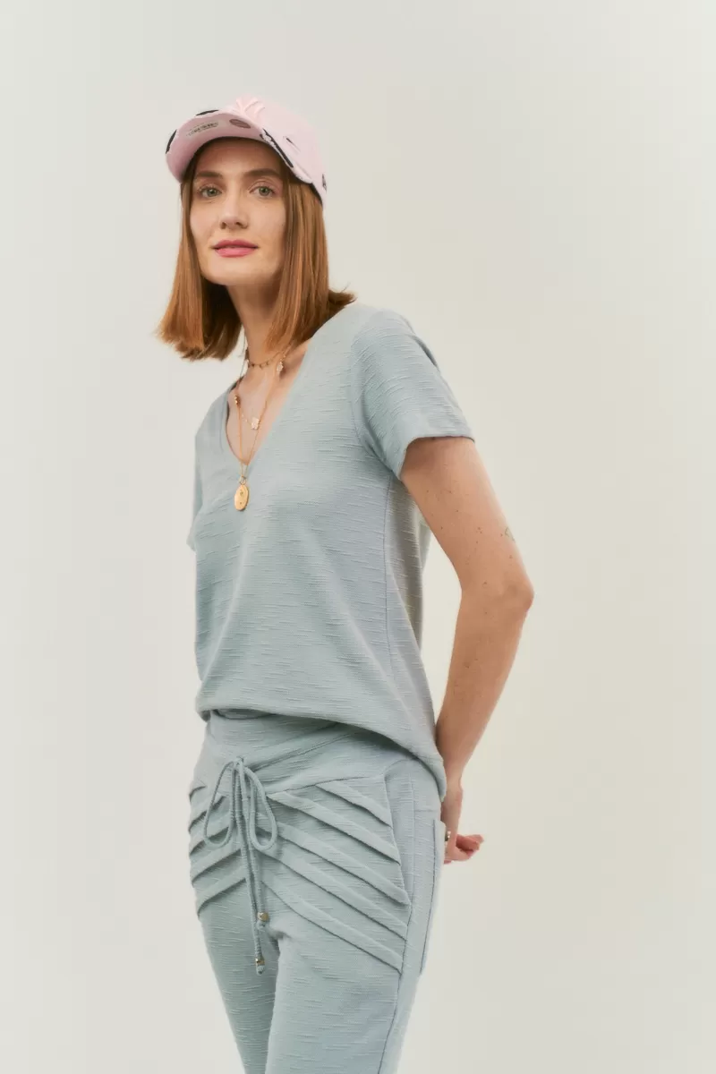 Hidrogênio - CAMISETA MANGA CURTA MOLETON CINZA CLARO - 18455077