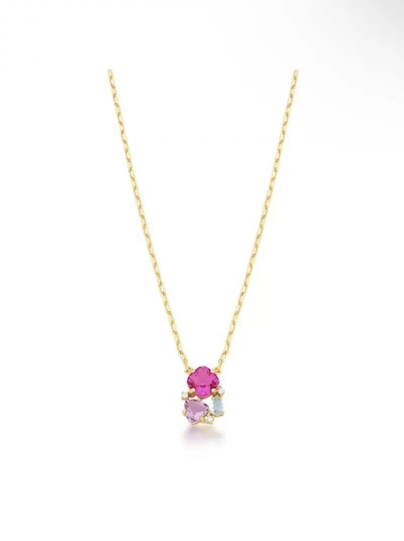 Mikabe - Colar Delicado Cristais Candy - MK1965