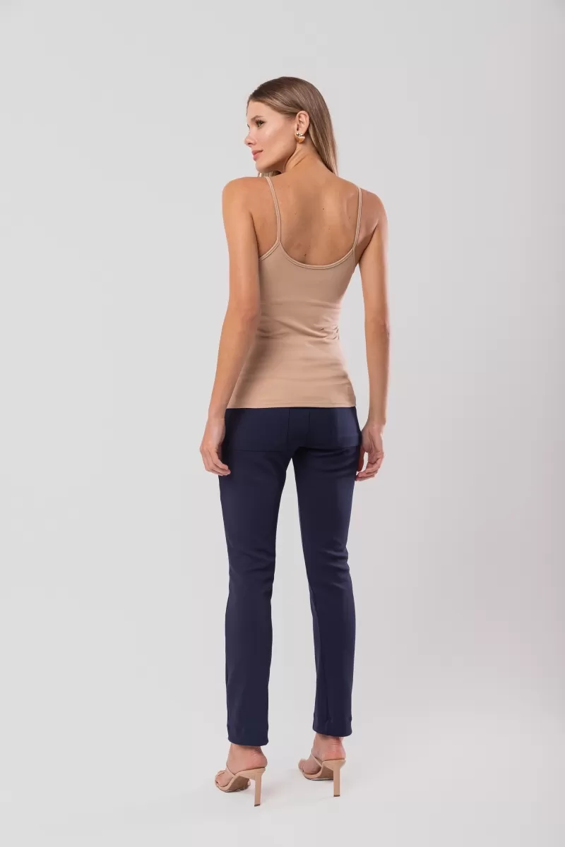 Hidrogênio - BEIGE GALAXY STRAP PANTS - 20161003