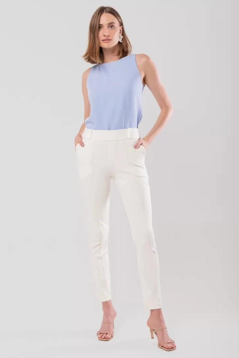 Hidrogênio - CALÇA PESCADOR LETICIA MARIA OFF WHITE - 20733018