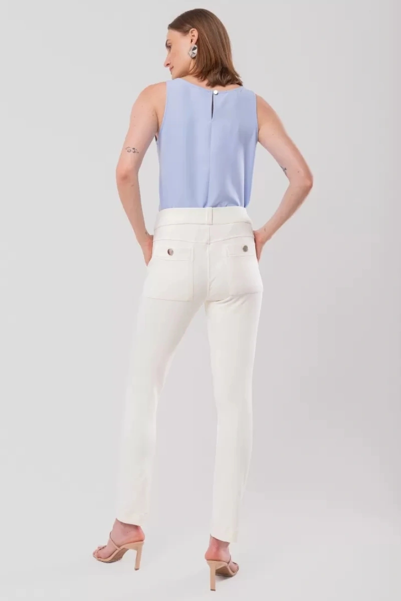 Hidrogênio - CALÇA PESCADOR LETICIA MARIA OFF WHITE - 20733018