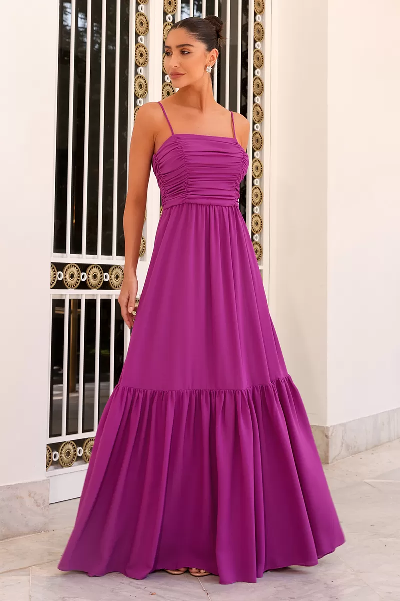 Dot Clothing - Dress Dot Clothing Marta Longo Fuchsia - 2485FUCSIA