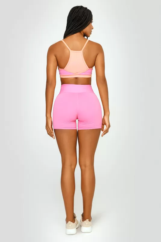 Lets Gym - Shorts Blossom Rosa - 2481RO