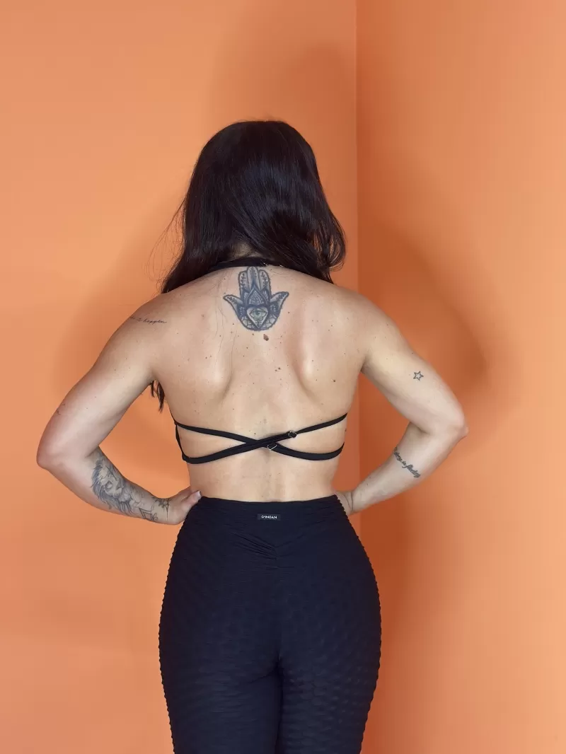 Canoan - Top Eduarda Fivelas Preto - 79860