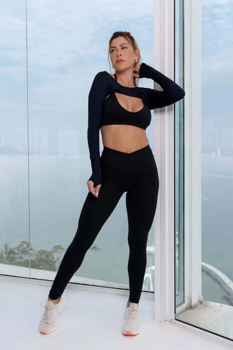 Canoan - Top Eduarda Fivelas Preto - 79860