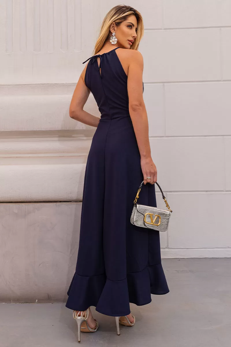 Miss Misses - Vestido Miss Misses Cristina Longo Azul Marinho - 54407AZUL