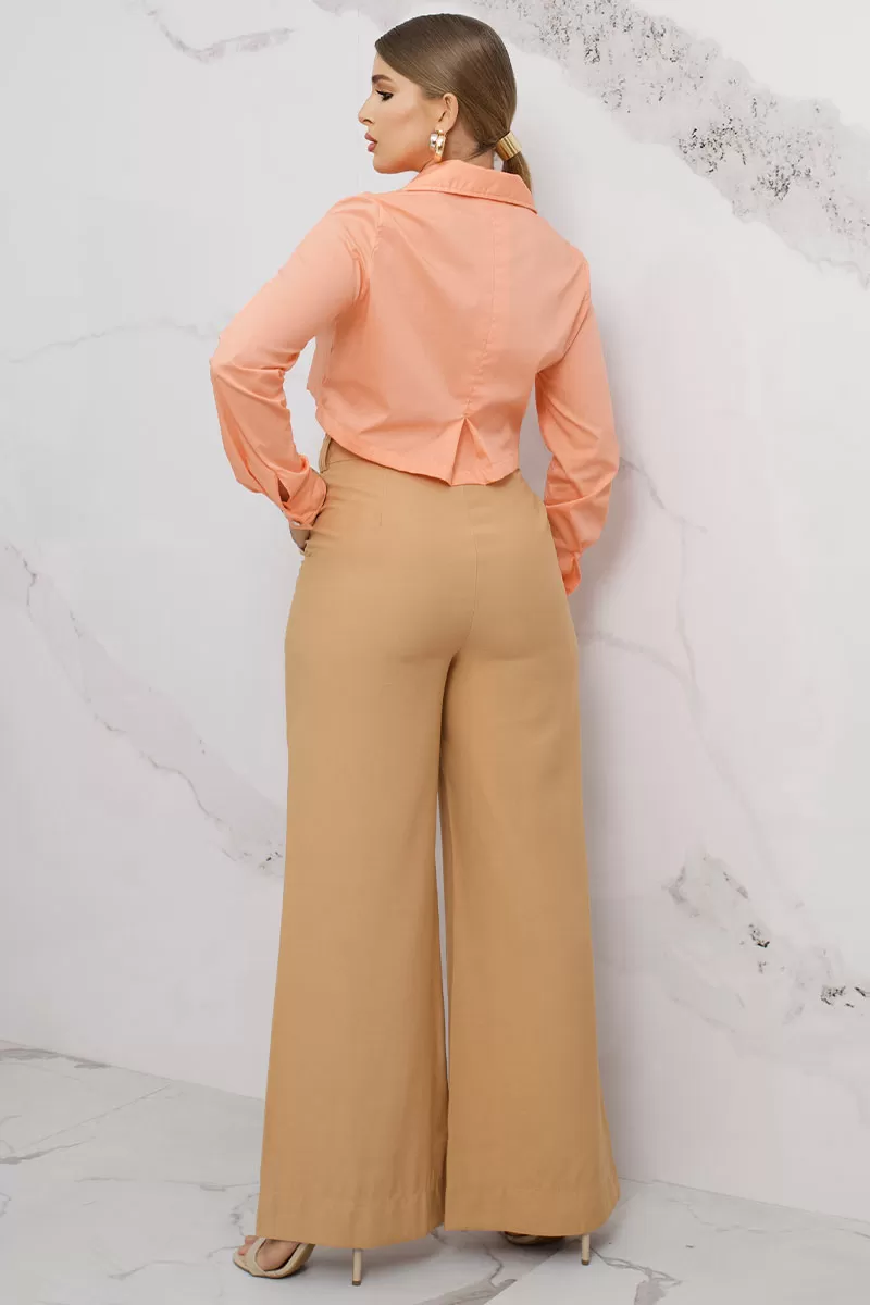 Miss Misses - Camisa Miss Misses Olivia Laranja - 54361LARANJ