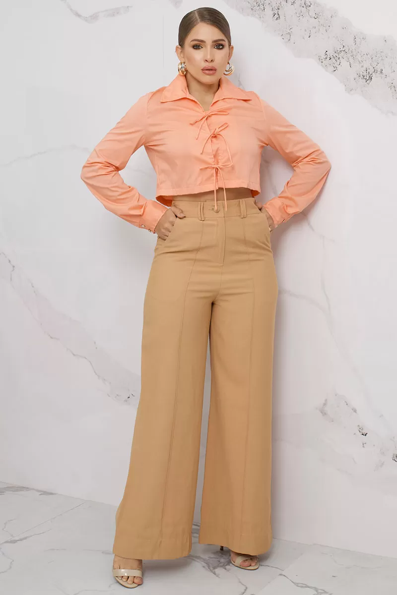 Miss Misses - Camisa Miss Misses Olivia Laranja - 54361LARANJ