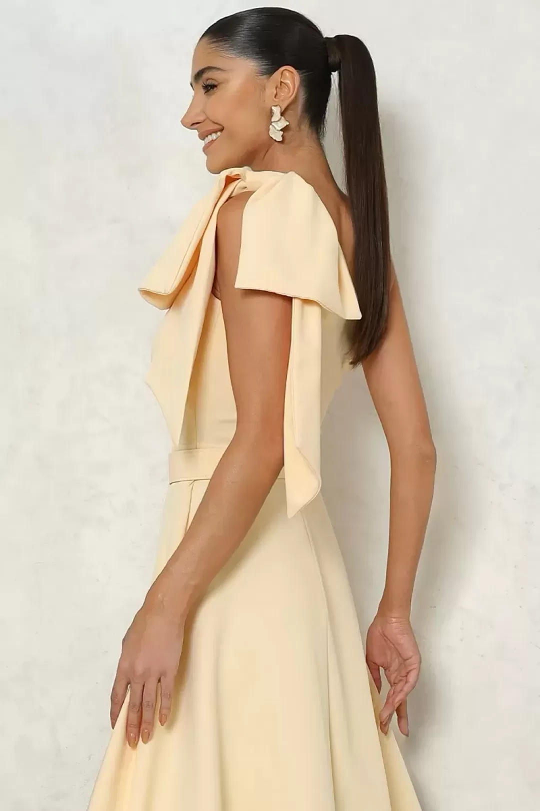 Miss Misses - Dress Miss Misses Julia Long Yellow - 54384AMAR