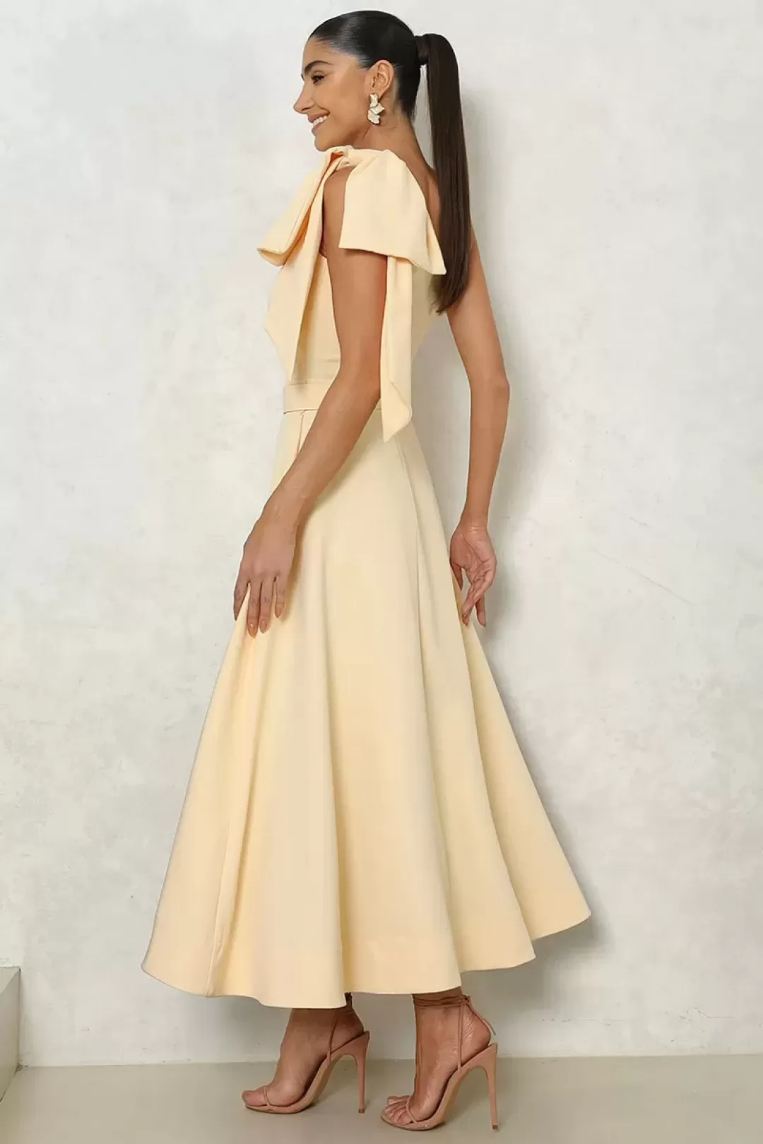 Miss Misses - Dress Miss Misses Julia Long Yellow - 54384AMAR