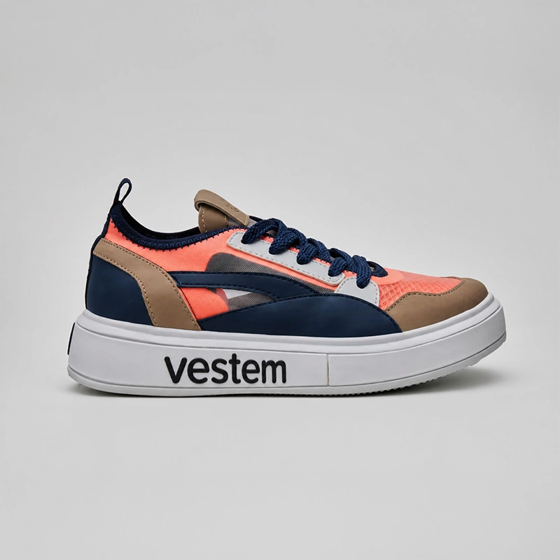 Vestem - Tenis Frida Multicolor Marinho Escuridão e Laranja Neon - TE20.C0496