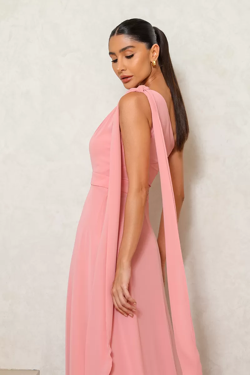Dot Clothing - Vestido Dot Clothing Lilian Com Fenda Rose - 2495ROSE
