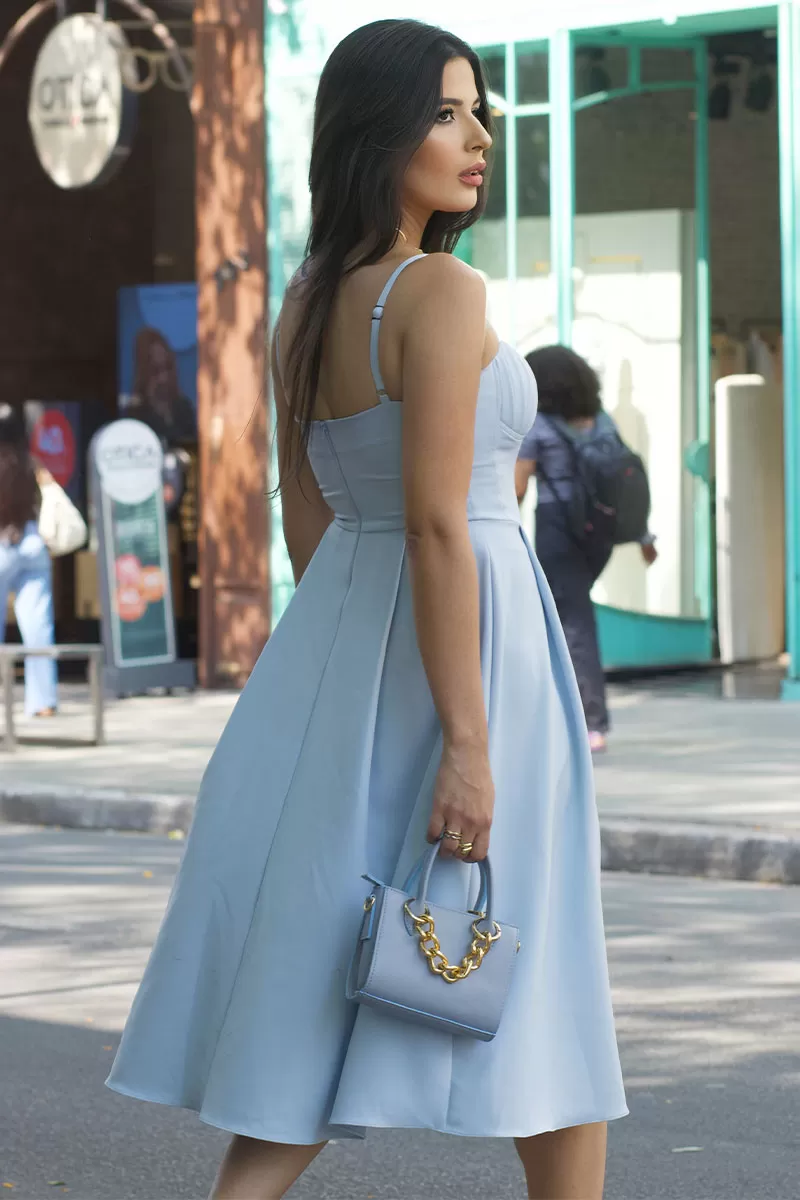 Miss Misses - Vestido Miss Misses Camila Azul - 54398AZUL