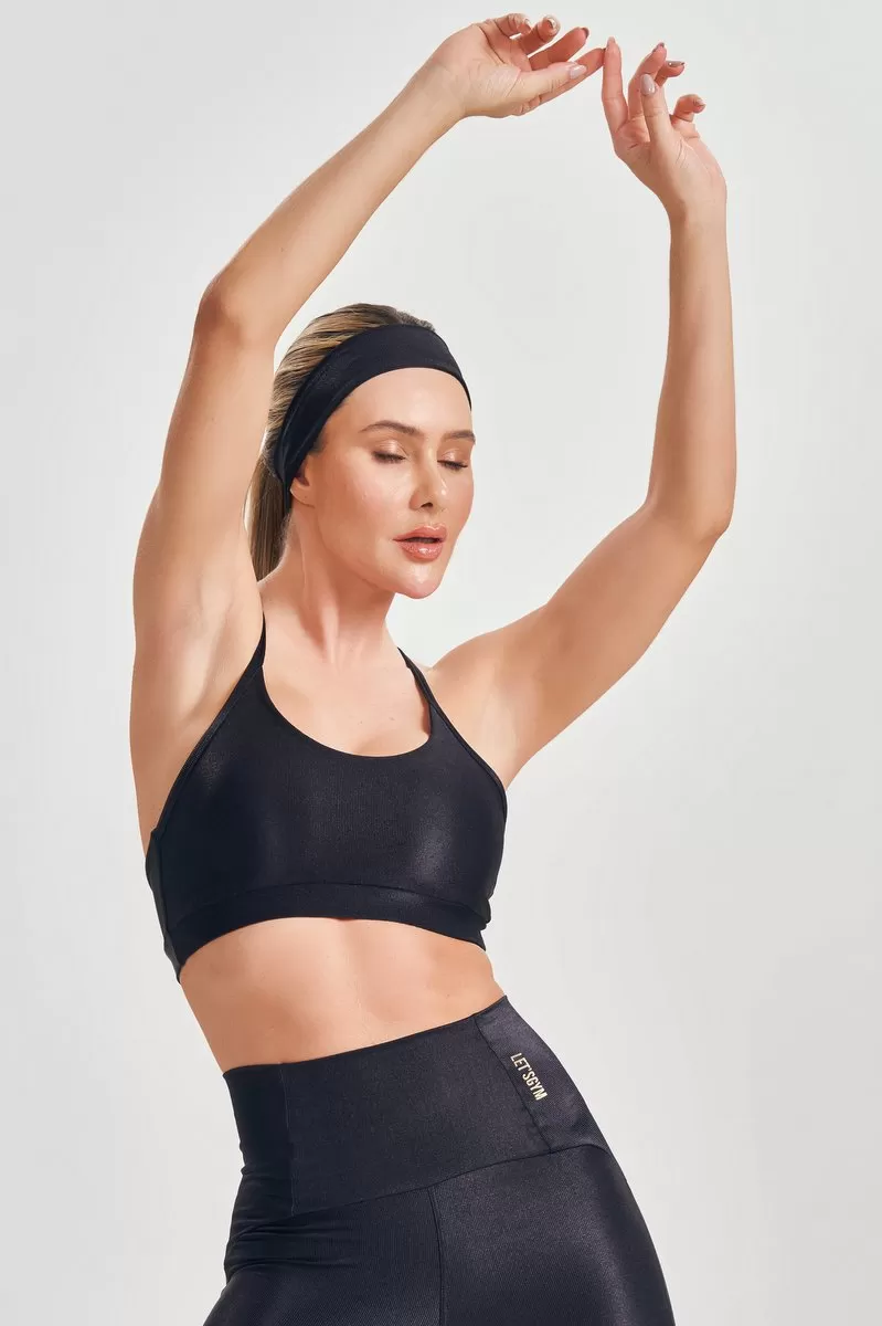 Lets Gym - Top Basic Fit Preto - 2582PT