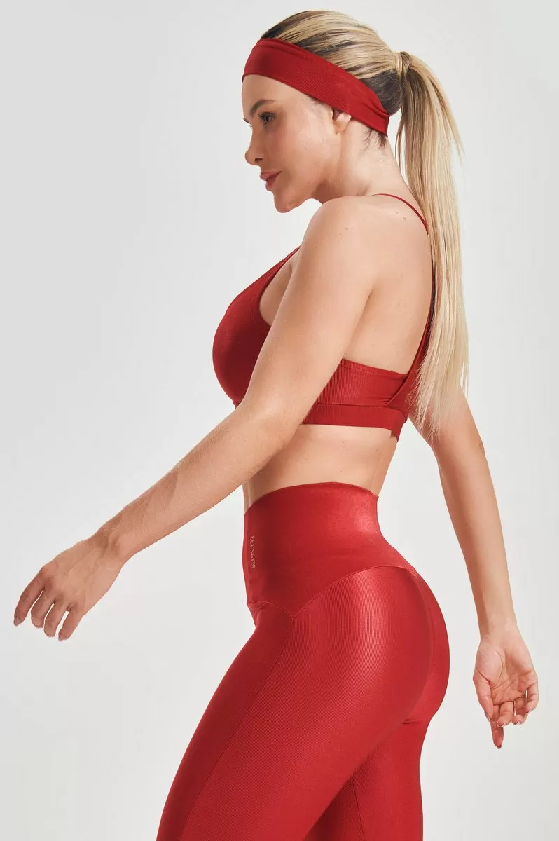 Lets Gym - Basic Fit Red Top - 2582VM