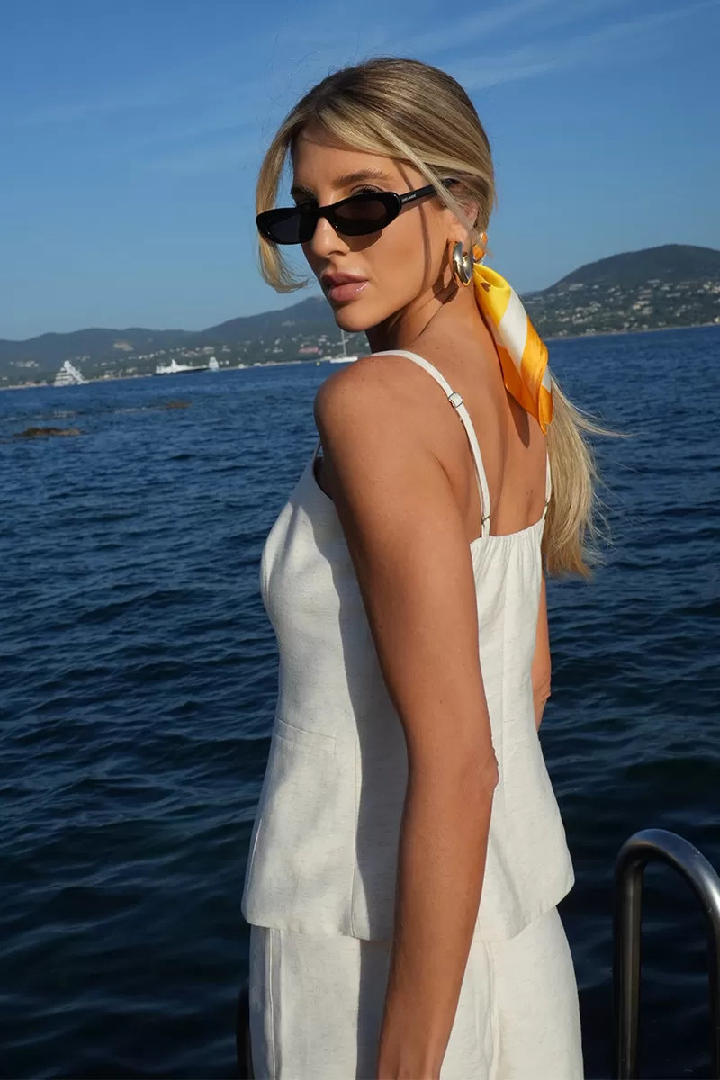 Dot Clothing - Shirt Dot Clothing Gisele Vest Off White - 2491OFF