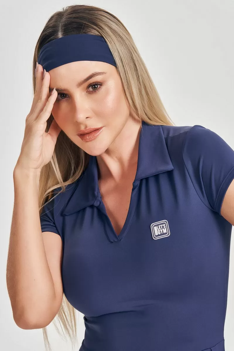 Lets Gym - Head Band Start Navy Blue - 2592AZ