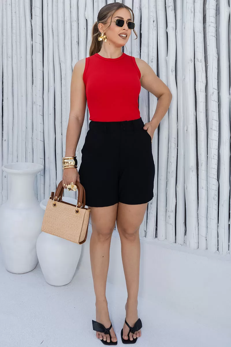 Miss Misses - Blusa Regata Vermelho - 54261024