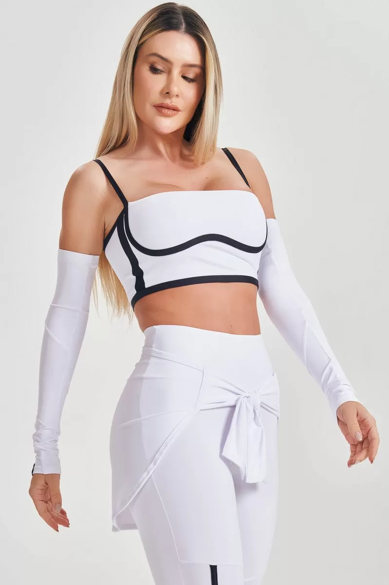 Lets Gym - White Start Cuff - 2566ABR