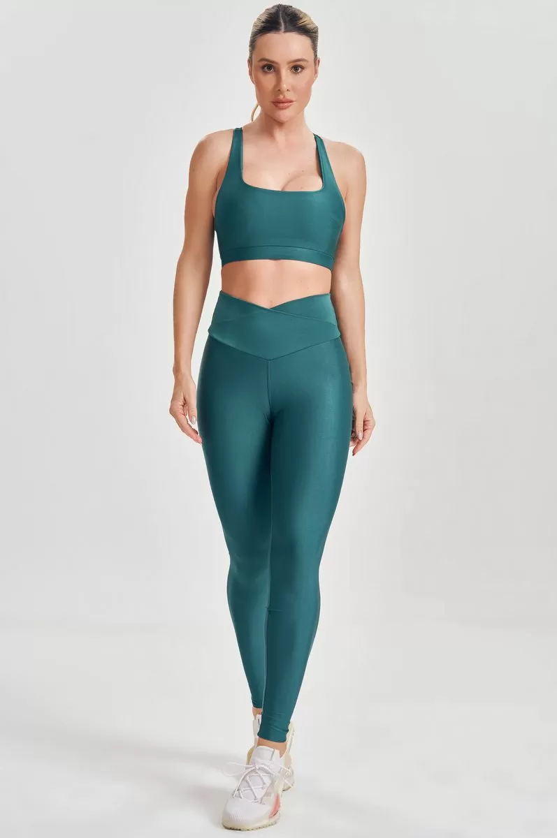 Lets Gym - Legging Just Verde - 2555VD