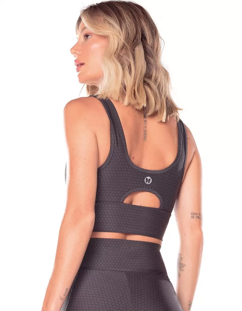 Vestem - Top Frente Transpassadas Honey Colmeia Urban - TOP1066.V25.E1282.V25