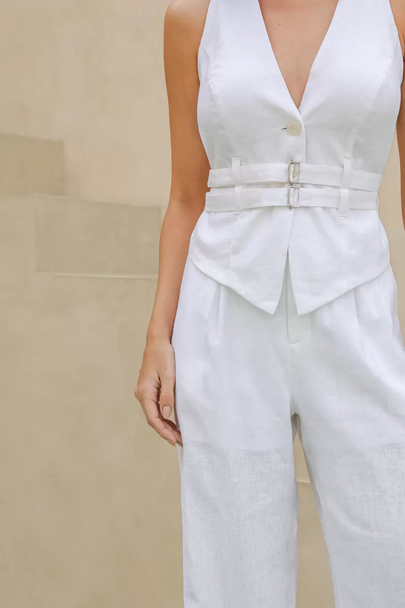 Dot Clothing - Set Dot Clothing Gabriela Linho Off White - 2534OFF