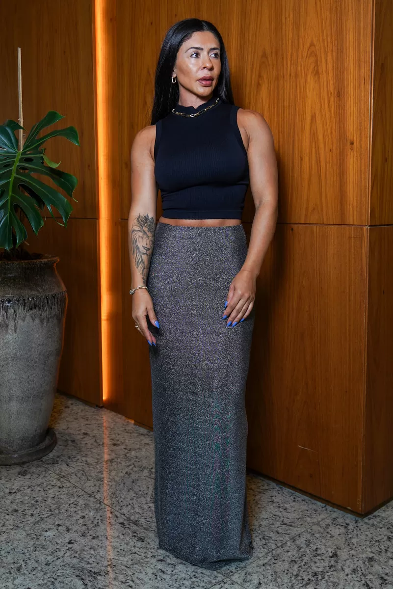 MYFT - SUPER MIDI HIGH WAIST SKIRT - 534SA000055