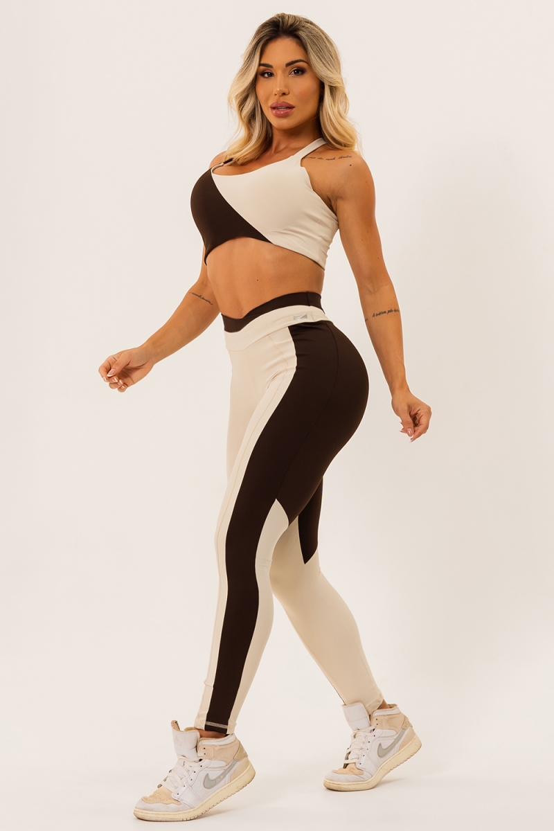 ZNG - LEGGING SIMETRY COFFEE - CIG798