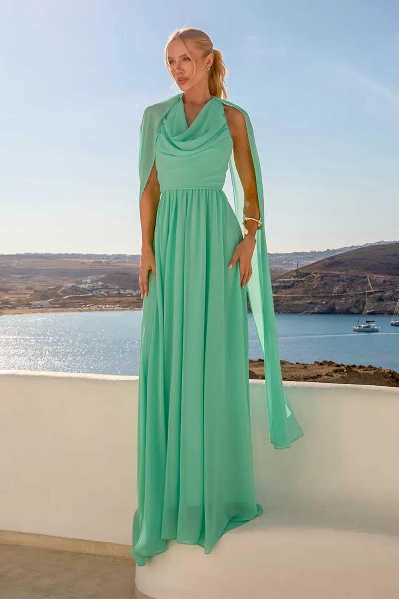 Dot Clothing - Vestido Dot Clothing Monica Longo Verde - 2517VERDE