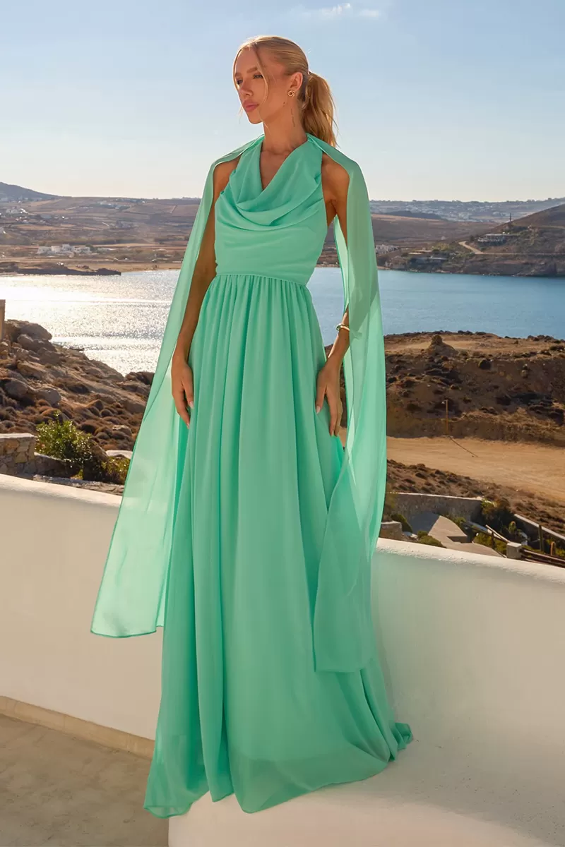 Dot Clothing - Dress Dot Clothing Monica Longo Verde - 2517VERDE