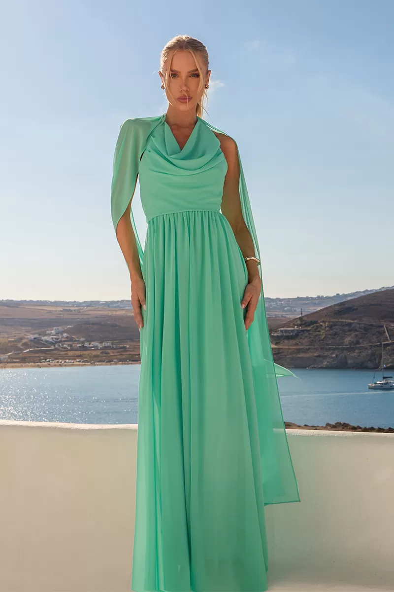 Dot Clothing - Dress Dot Clothing Monica Longo Verde - 2517VERDE