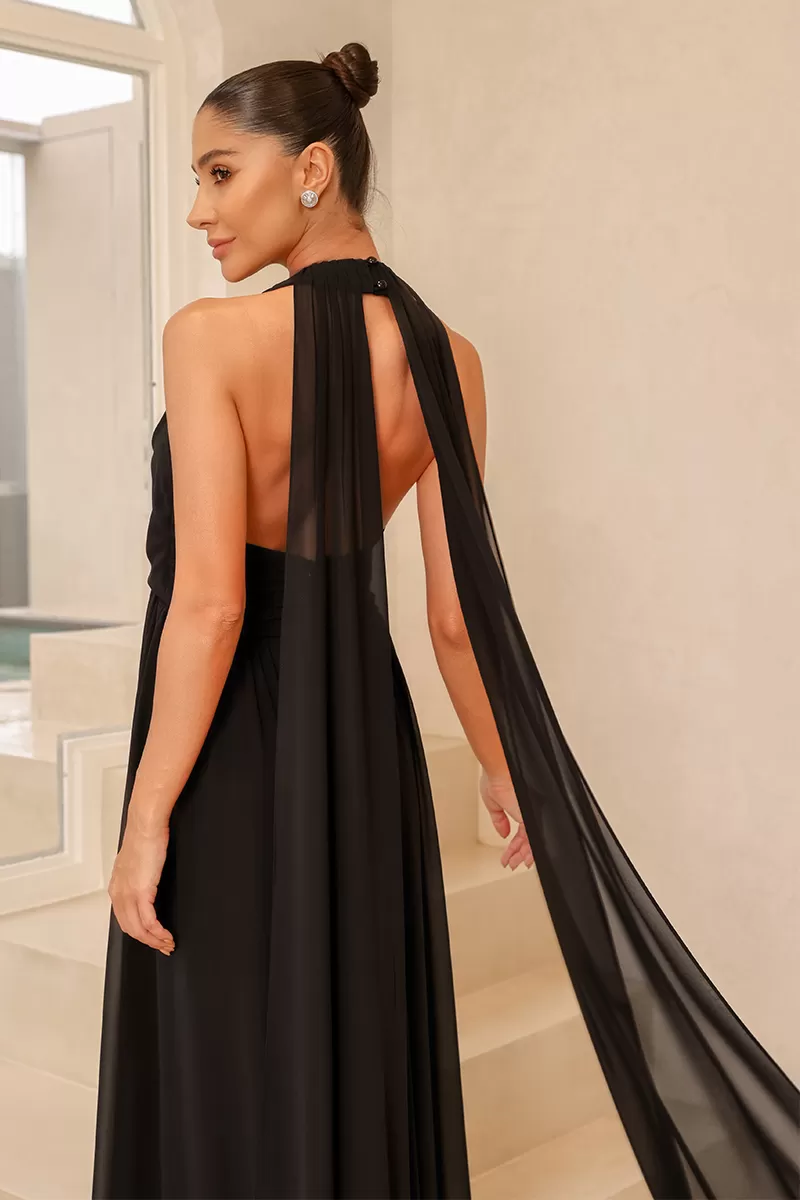 Dot Clothing - Vestido Dot Clothing Monica Longo Preto - 2517PRETO