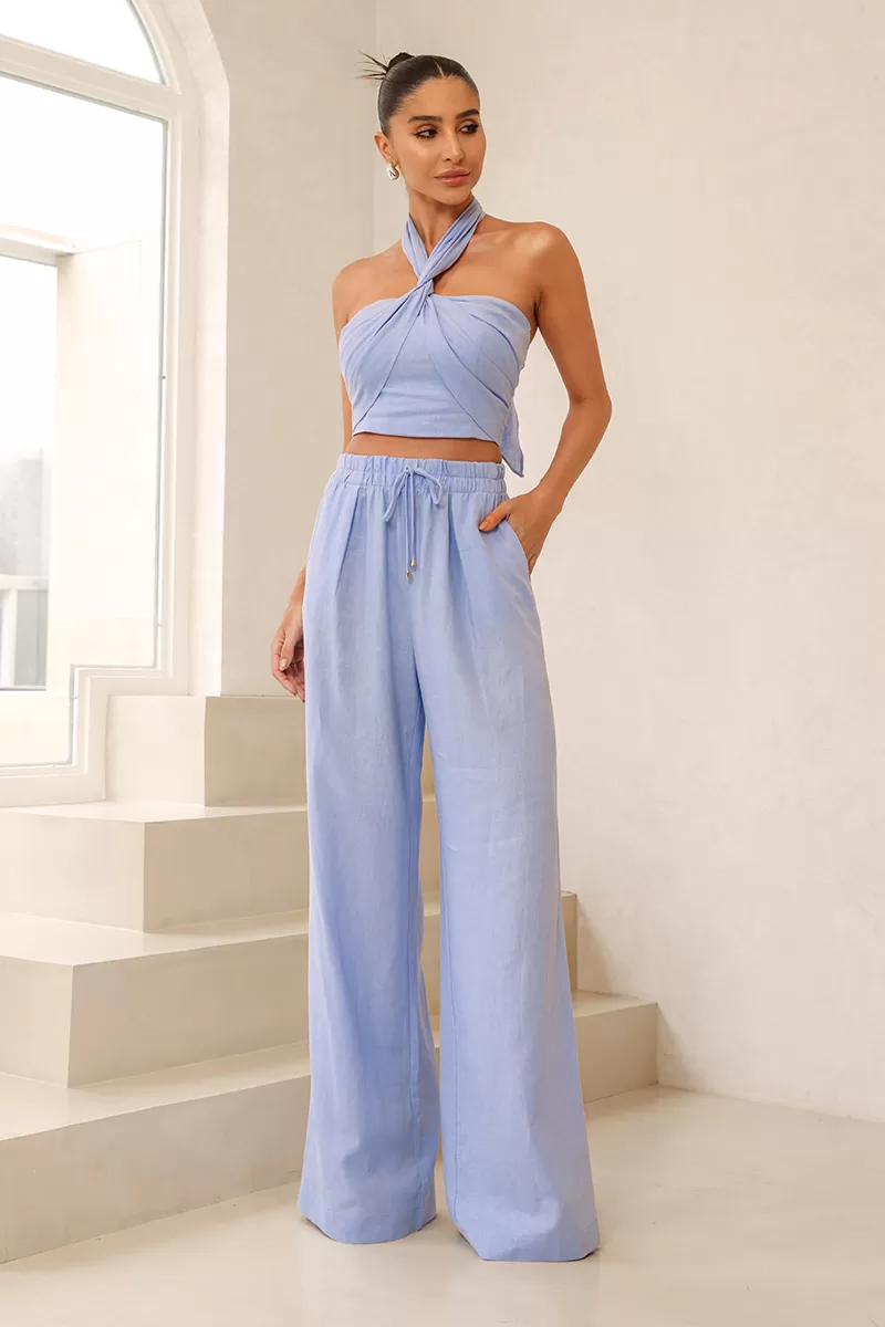 Dot Clothing - Conjunto Dot Clothing Izabel Multiformas Azul Claro - 2527AZUL