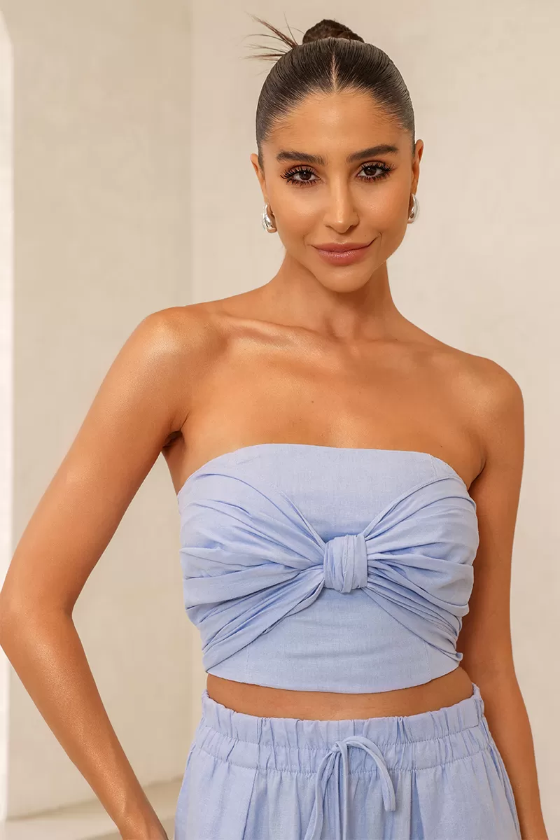 Dot Clothing - Conjunto Dot Clothing Izabel Multiformas Azul Claro - 2527AZUL